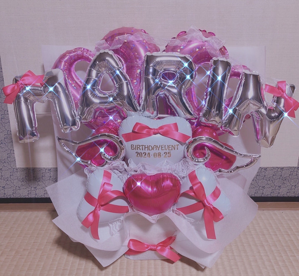 バルーンギフト バルーンアレンジ 生誕祭 誕生日 推し ライブ 卓