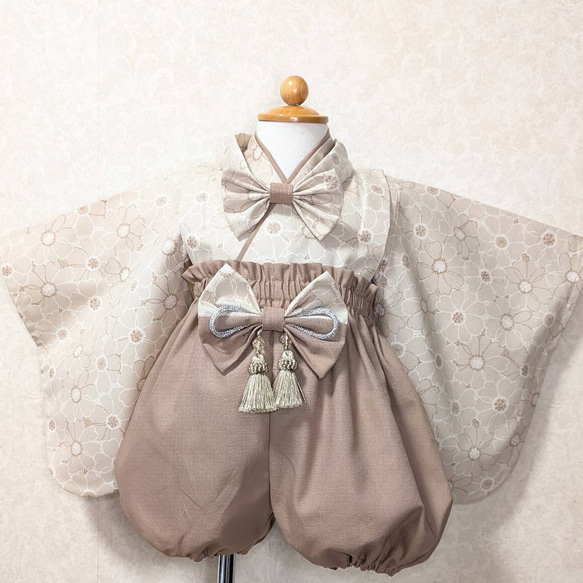 ベビー袴(リボン付き) ベビー服 SUN☀︎ 通販 18173042｜Creema