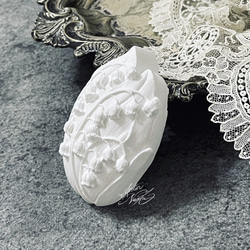 すずらん  オーバル型 ◆ 鈴蘭 アロマストーン 6枚目の画像