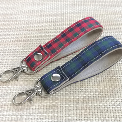 ハンドメイド ストラップ キーリング キーホルダー 2本