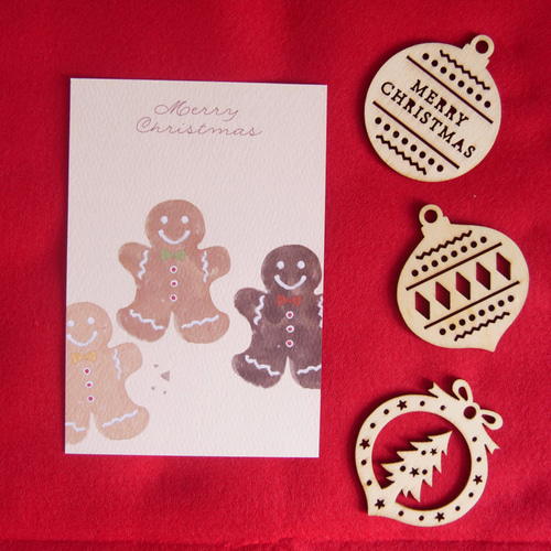 サクコイ　クリスマスカード　山﨑天　サイン•手書きメッセージプリント入り　非売品 手書きメッセージで思いを伝える！サンリオ「クリスマスカードを