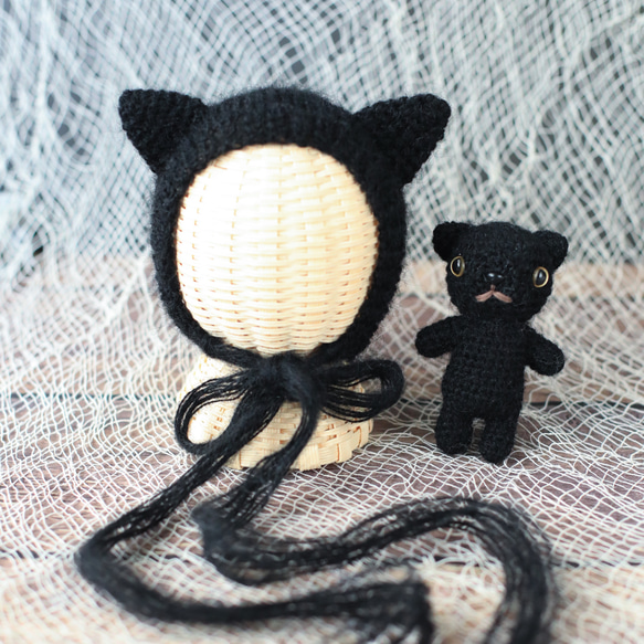 ねこちゃんセット ニューボーンフォト あみぐるみ pomme de pin 通販