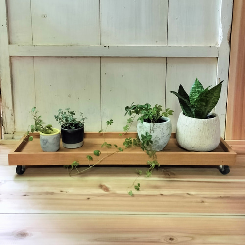 木彫り車輪デザイン ラック 観葉植物用 インテリア用品等多種多様装飾