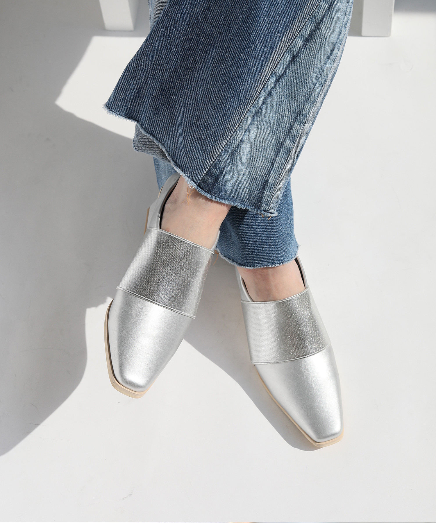 スポッと履ける！大人きれいめパンプス★安定感のあるヒールと履きやすさを兼ね備えたストレッチ甲深デザイン S/M/L/LL