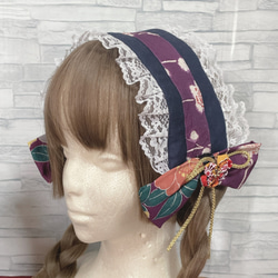 ロリータ ボンネット風 ヘッドドレス（アクセサリー） haru 通販