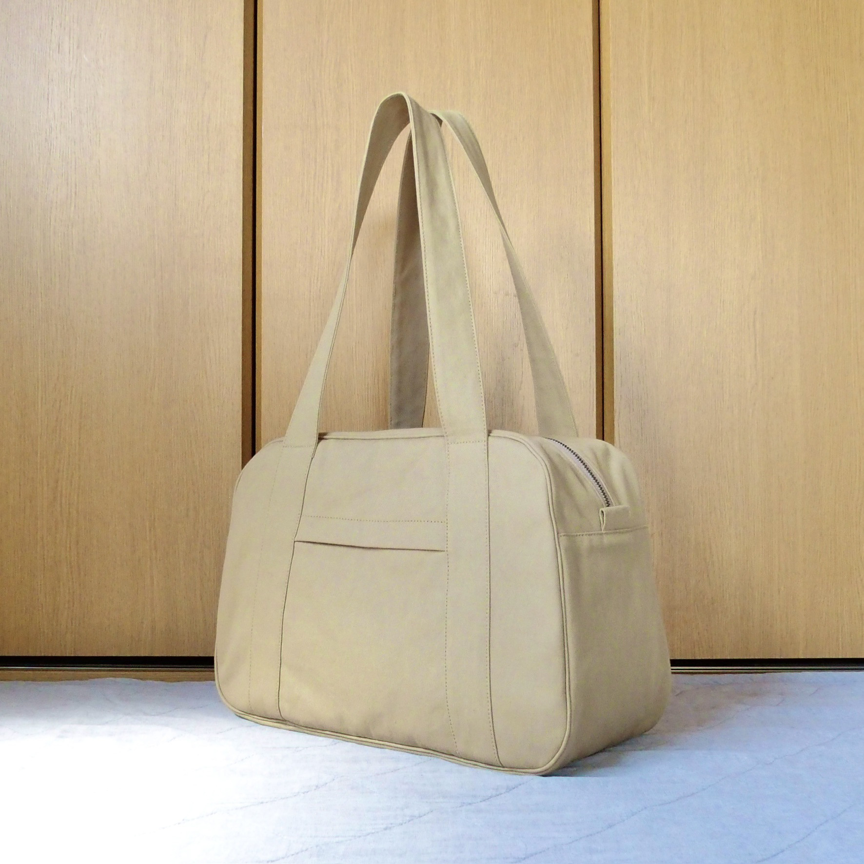 ぼちぼち大きいボストンバッグ（キャメルver.） ボストンバッグ