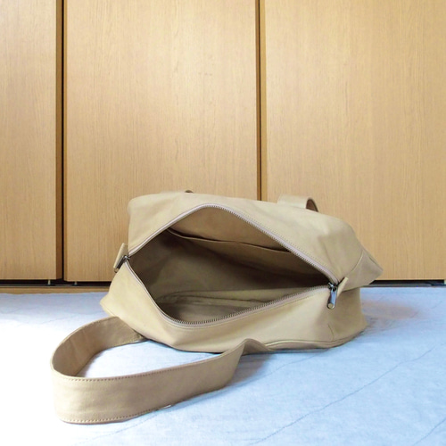 ぼちぼち大きいボストンバッグ（キャメルver.） ボストンバッグ