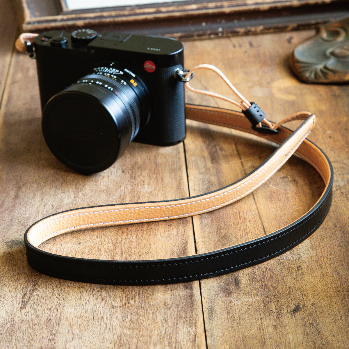 【12色から選べる】カメラと人にやさしい本革カメラストラップ【通常幅タイプ】