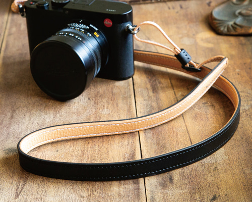 送料無料 本革は手作り フランスBHW カメラストラップ 本革ネックストラップ | Macha Cameras