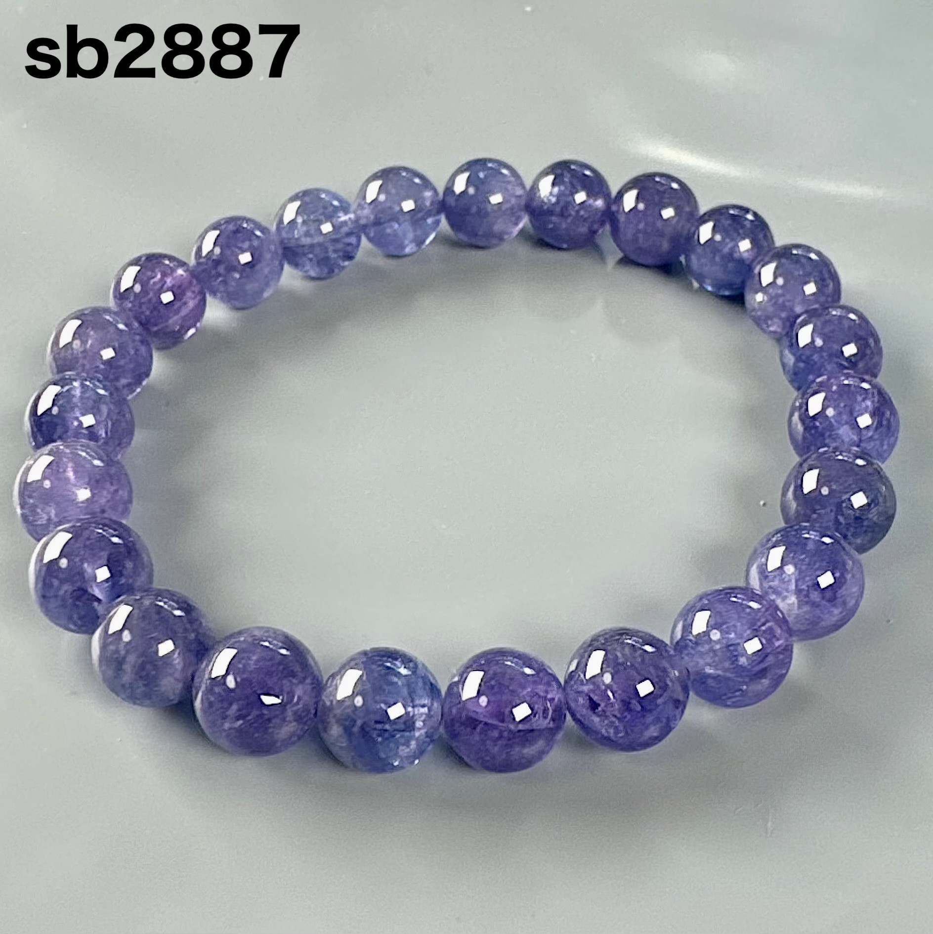 希少❣️透明感抜群❣️宝石質♡タンザナイトブレスレット