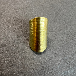 Creema限定 真鍮リング アンティークゴールド  送料無料 BR009 2枚目の画像