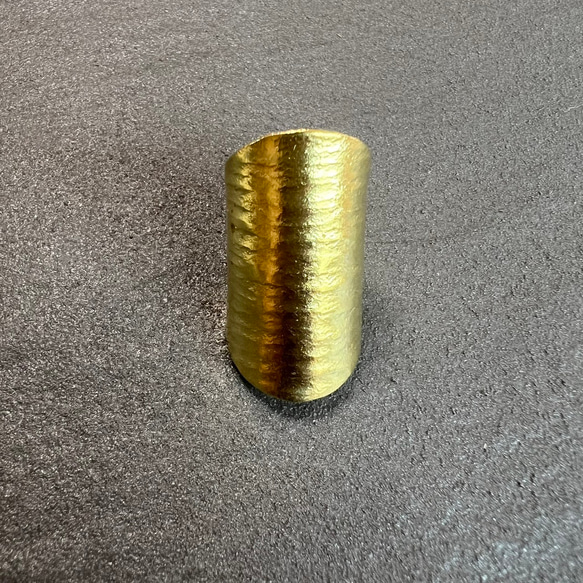 Creema限定 真鍮リング アンティークゴールド  送料無料 BR009 2枚目の画像