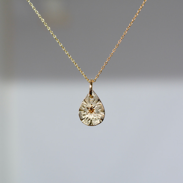 K10 ドロップ型ネックレス