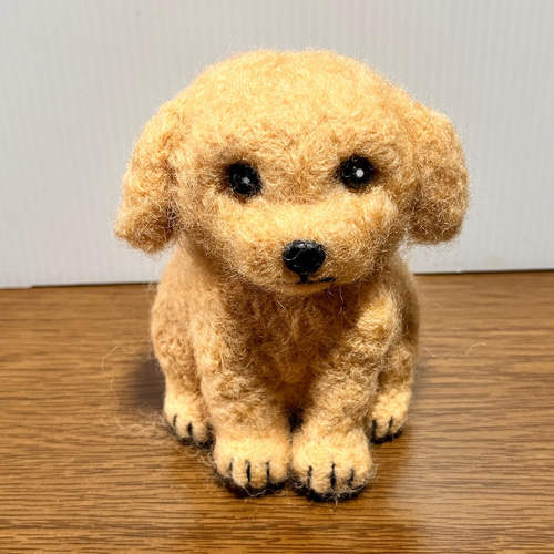 羊毛フェルト　トイプードル　プードル　羊毛わんこ 羊毛フェルト トイプードル プードル 羊毛わんこ - メルカリ