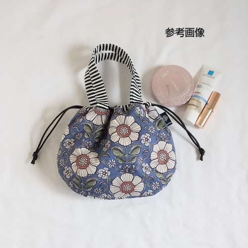 ハンドメイド巾着バック ポーチ  ミニバック ハンドメイド ミニ巾着バッグ ポシェット ミニショルダー ポーチ