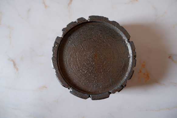 5号黒金彩鉢台569　塊根植物　多肉植物　盆栽　植木鉢　作家鉢　鉢皿　沖縄 5枚目の画像