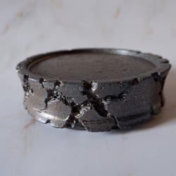 5号黒金彩鉢台569　塊根植物　多肉植物　盆栽　植木鉢　作家鉢　鉢皿　沖縄 1枚目の画像