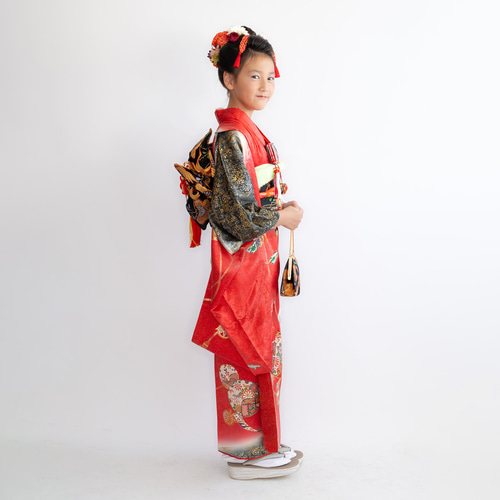 七五三 着物 7歳 フルセット 七五三7歳着物 七五三 レンタル
