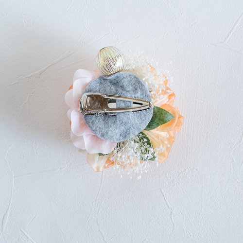 夏メロン様オーダー　七五三　髪飾り 七五三 髪飾り 7歳 勝山かんざし ちんころ付き4点セット「ピンク