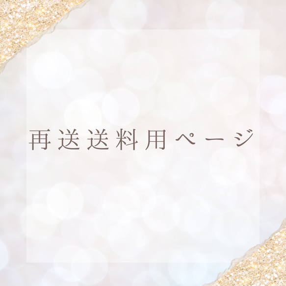 再送送料用ページ 1枚目の画像