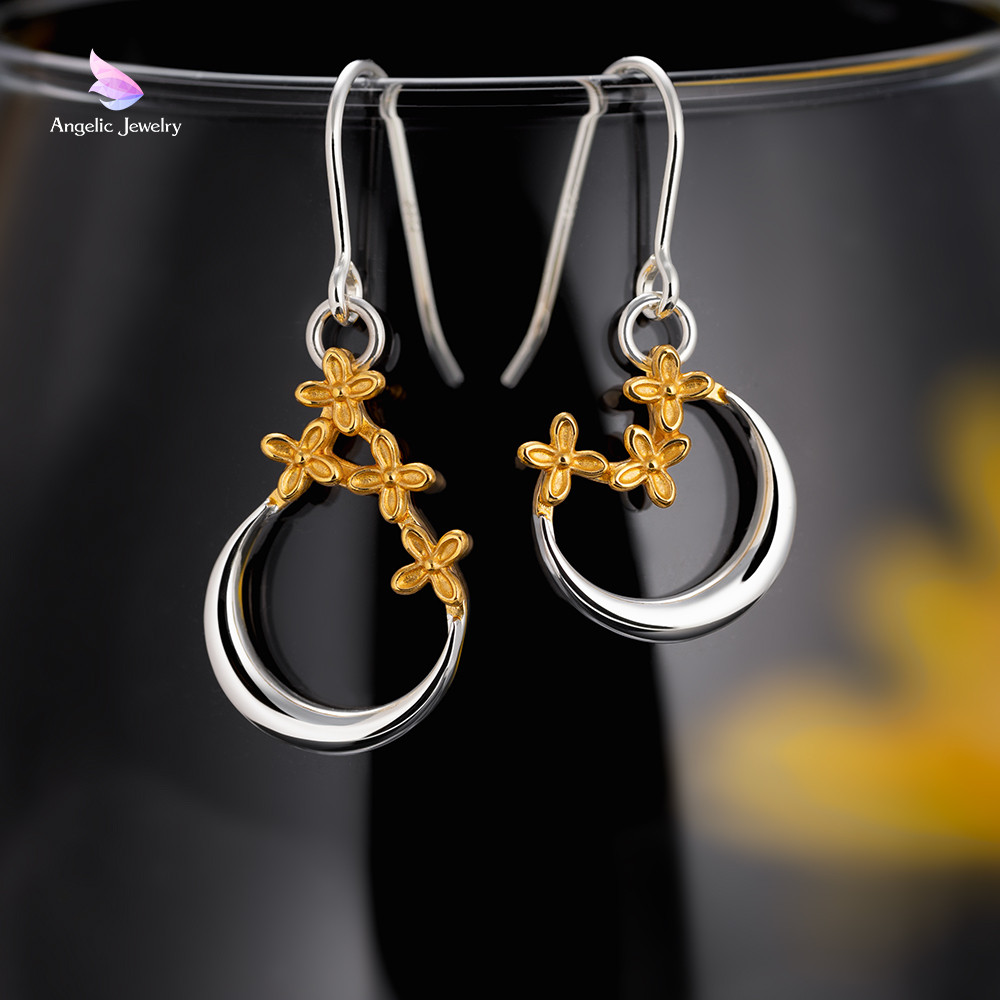 月に咲く花 -金木犀ピアス-