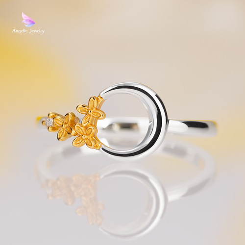 月に咲く花 -金木犀リング- 指輪・リング Angelic Jewelry 通販