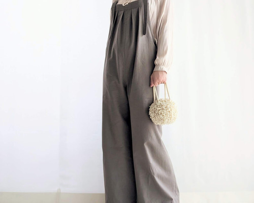 T.japan グレー サロペット サイズF T.japan グレー サロペット サイズ