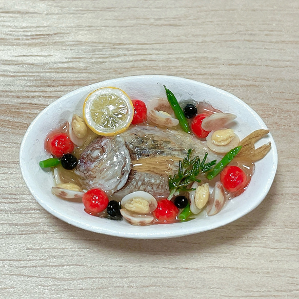 食品サンプルアクアパッツァ