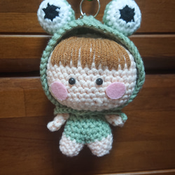 d*3様 再出品◎ ビールくんの編みぐるみキーホルダー PDF ビールジョッキ編みぐるみパターン DE/EN、3Dキーホルダー、DIY