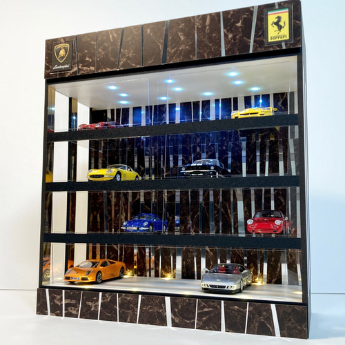 1/43展示20台可能・ランダムウッド・5層式ディスプレーBOX /ネオジオラマ 1/43展示20台可能・ランダムウッド・5層式ディスプレーBOX /ネオジオラマ