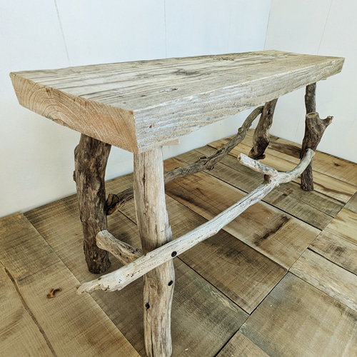 古足場板と流木 GardenTable ＆ Bench 椅子（チェアー）・スツール  