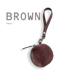 Holiday Box 2024搖擺，搖擺○〃Maru零錢包迷你小包/零錢包（黑色x棕色） 第3張的照片