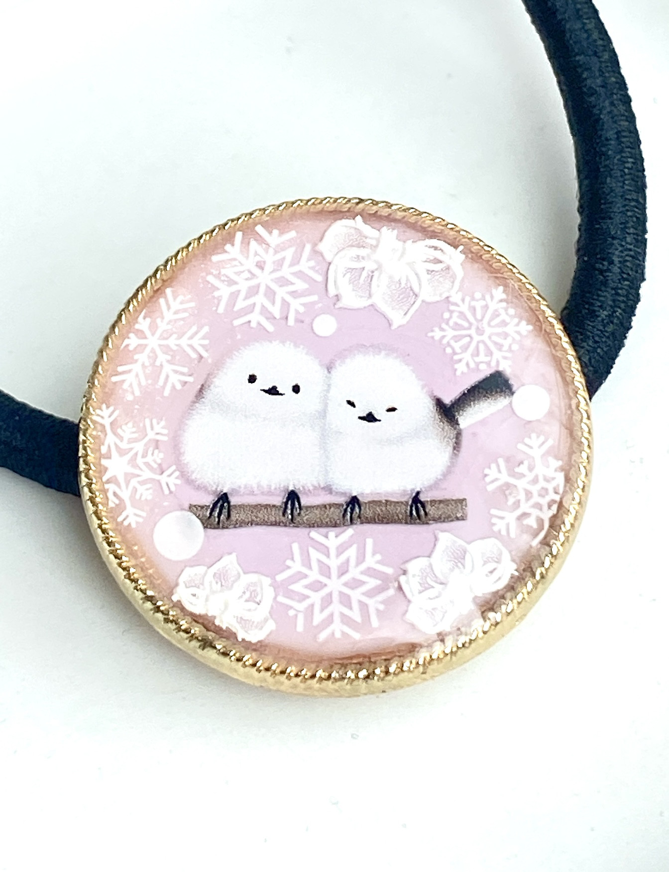 天の川シンプルデザイン うさぎちゃん型レジンヘアゴム 天の川シンプルデザイン うさぎちゃん型レジンヘアゴム