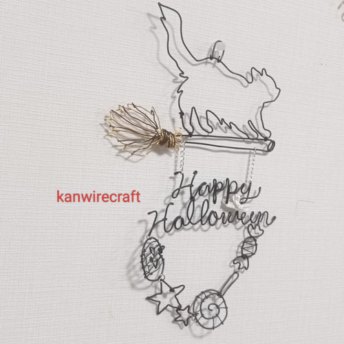 薔薇　猫　ワイヤークラフト　アート　壁掛け　フラワーアート 薔薇 猫 ワイヤークラフト アート 壁掛け 薔薇 猫 ワイヤークラフト