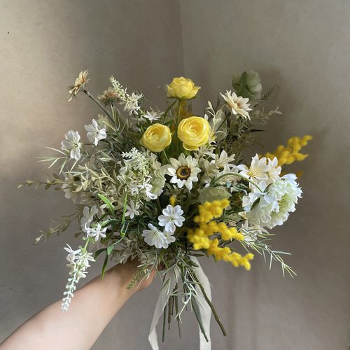 ウェディングブーケ アーティフィシャルフラワー wedding 前撮り