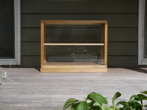 木製のショーケース/収納/アンティーク/古道具/店舗什器/パン