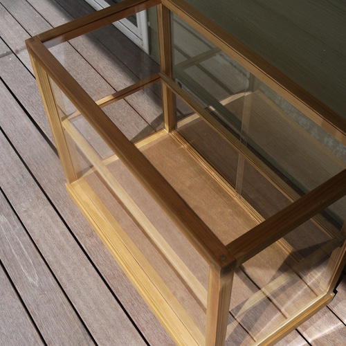 木製のショーケース/収納/アンティーク/古道具/店舗什器/パンケース