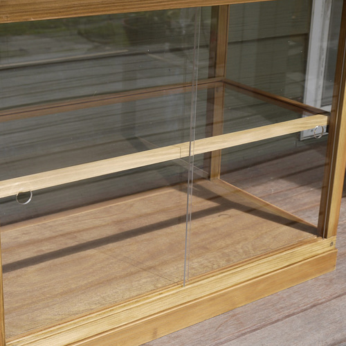 木製のショーケース/収納/アンティーク/古道具/店舗什器/パンケース