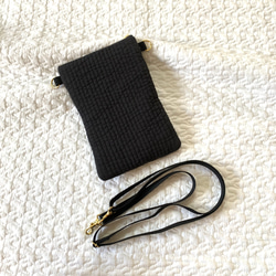 Sサイズ　nubiが選べる  スマホショルダー　ヌビ　イブル　サブバッグ　ポシェット ヌビポーチ　ダブルファスナー 2枚目の画像