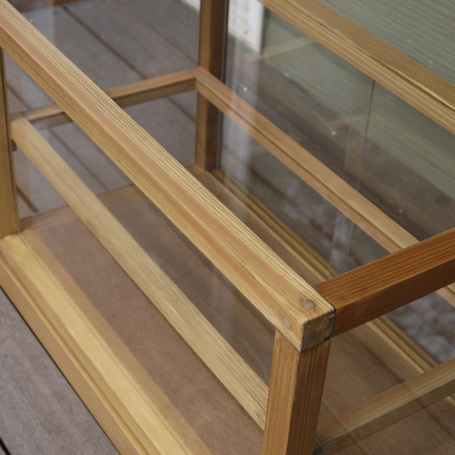 木製のショーケース ② /収納/アンティーク/古道具/店舗什器/パン