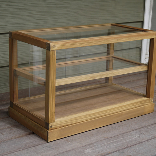 古道具　ガラスケース棚ディスプレイケースアンティーク古道具　パンケース ガラスショーケース パンケース 陳列棚 ディスプレイケース