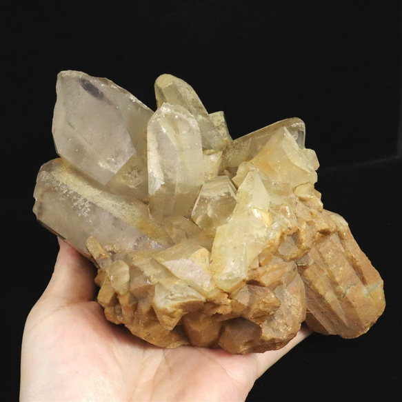 山梨水晶　水晶　クラスター　天然石　石 一点物】 水晶 クラスター 山梨県・乙女鉱山産 Quartz