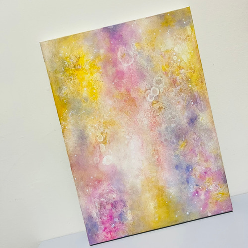 アールデコ | 抽象画：星明かりの中を歩く 絵画 金色畫境之光