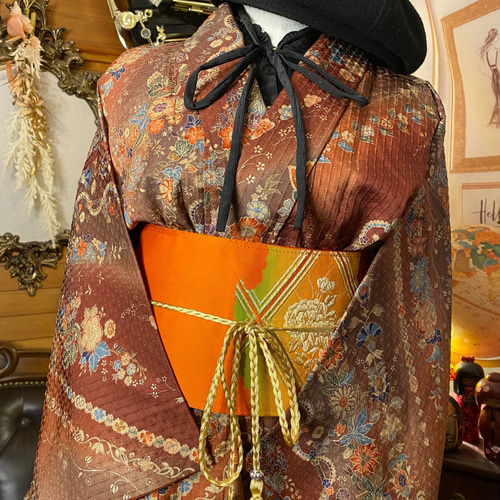 和洋折衷 着物 リメイク ワンピース ドレス 洗える 化繊 名古屋 和洋折衷 着物 リメイク ワンピース ドレス 洗える 化繊 名古屋