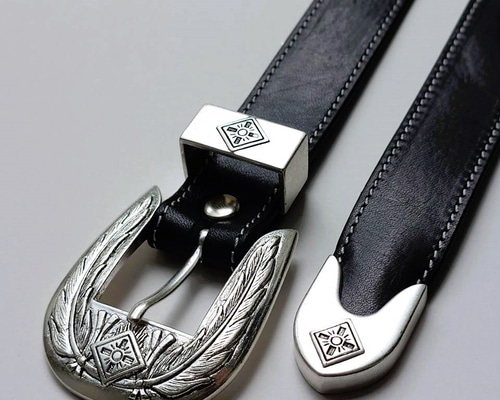 Western long belt ウエスタン ロングベルト ナローベルト
