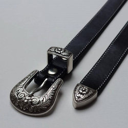 Western long belt ウエスタン ロングベルト ナローベルト