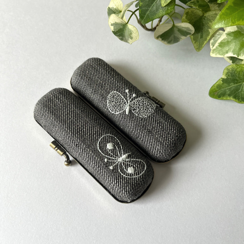 ミナペルホネン　ハンドメイド　がま口　かん付　pollot senko mina perhonen - ミナペルホネン ハンドメイド がま口 かん付