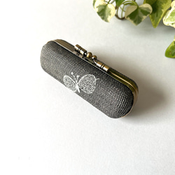 ミナペルホネン　がま口　印鑑ケース 1枚目の画像