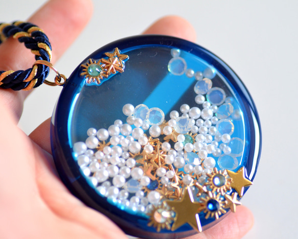 ☆星空シェイカーバッグチャーム 5枚目の画像