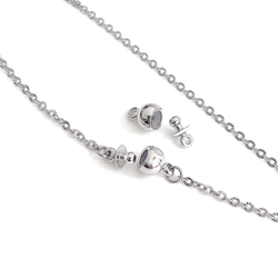 ejp633【2套】安心！很難跌倒！樹脂（矽膠）扣環 銀錶扣 第4張的照片